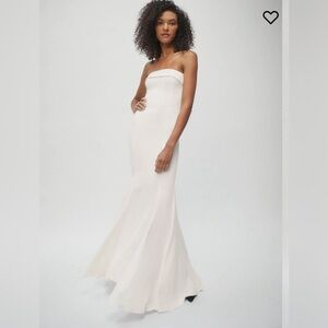 NWT Reformation Lorrane Dress Ivory Size 6